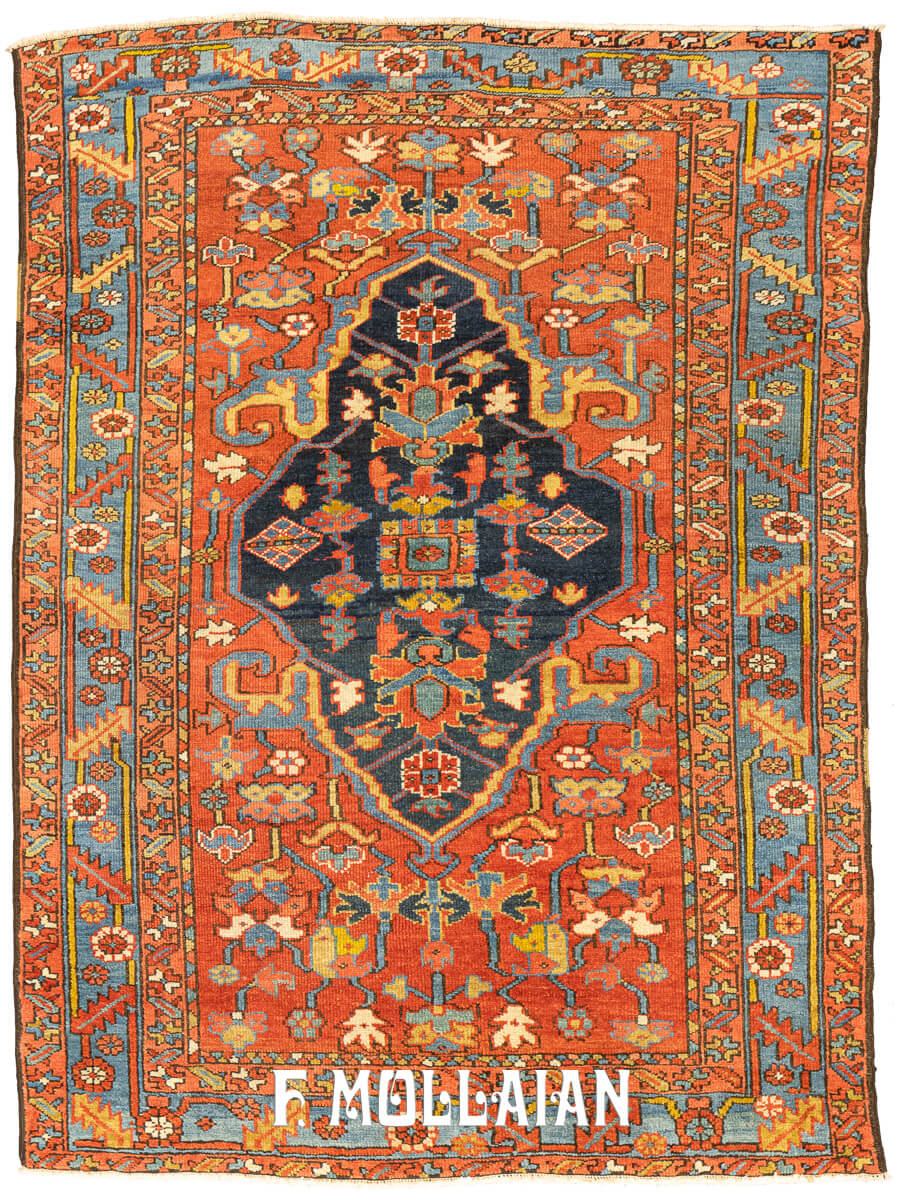 Tappeto Antico Heriz Colore Rosso n°:689011